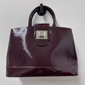 Louis Vuitton Prune Electric Epi Leather Mirabeau GM Bag